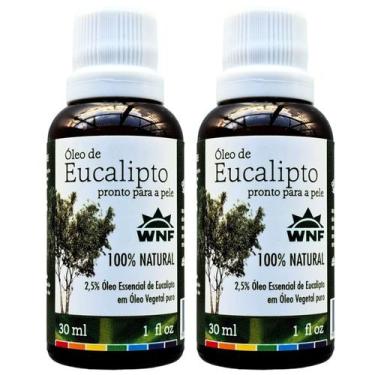 Imagem de Óleo Essencial De Eucalipto Pronto Para Pele Wnf Sinusite Respire Bem 