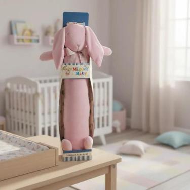 Imagem de Soninho Rolinho Bebê Fofinho 60cm Pelúcia Antialérgica - Brinquedo e T