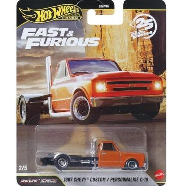 Imagem de Carro HOT Wheels Premium Velozes e Furiosos 1967 CHEVY Custom C-10 Mat