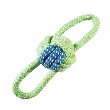 Imagem de Mordedor Corda Pet Tropical 2 Alças 20 Cm Azpr