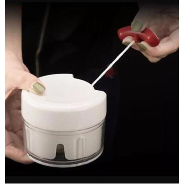 Imagem de Mini Triturador Manual Alho 2 laminas 170ml - BMAX