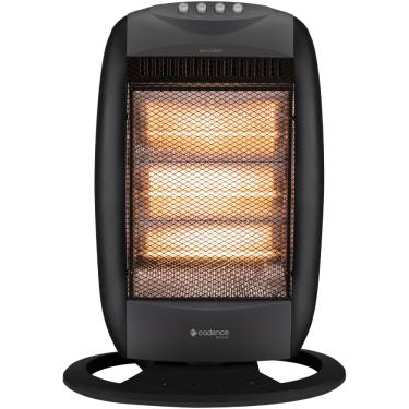 Imagem de Aquecedor Elétrico Halógeno Mercury AQC305 com Oscilação 3 Níveis de Temperatura Preto 1200W 110V