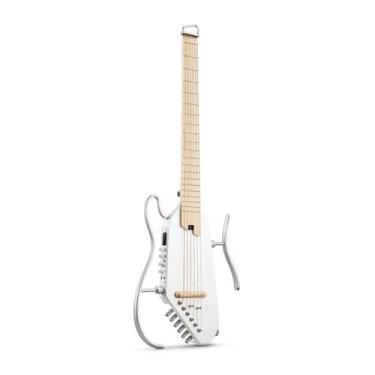 Imagem de Guitarra elétrica acústica Donner HUSH I PRO com kit de efeitos