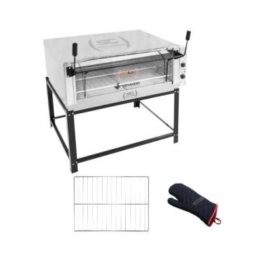 Imagem de Forno Elétrico Industrial Refratária Roma Inox Feri110 220v + 1 Grade 