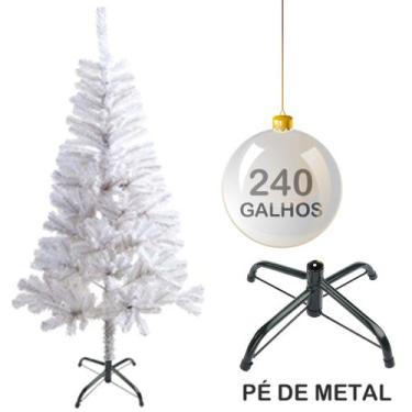 Imagem de Arvore de natal branca 1.50m - Camp - S.Natal