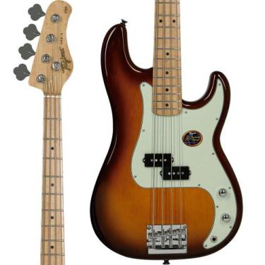 Imagem de Baixo 4 cordas Tagima TPB4 Honey Burst Escala Clara
