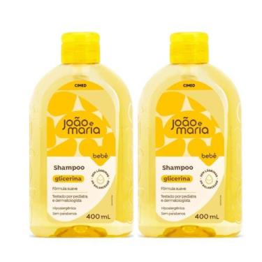Imagem de Kit 2 Shampoo Bebê João e Maria Glicerina 400ml - Cimed