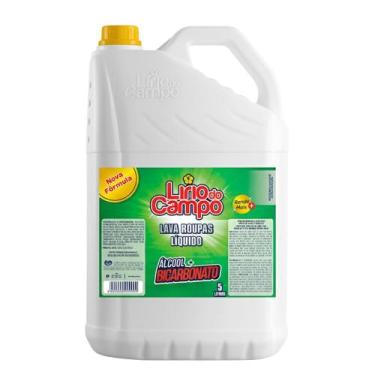 Imagem de Lava Roupas Com Álcool e Bicarbonato 5L - Lírio do Campo  Limpeza, Alv