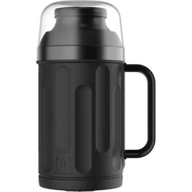 Imagem de Garrafa Termica Termoral Preta para Cafe Água Chá 500ml