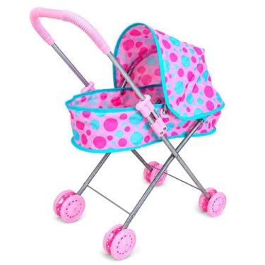Imagem de Carrinho Infantil Para Bebê Reborn Modelo Berço Com Estrutura Poliéste
