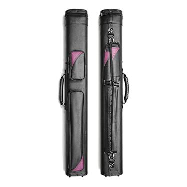Imagem de Estojo profissional para taco de piscina 2x2/2x4/2x5/3x6 2butts 2shafts/2butts 4shafts/2butts 5shafts/3butts 6shafts Carry Billiard Pool Stick Case (2x2-Back-Pack-Purple)