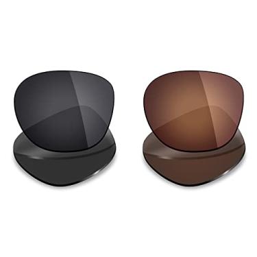 Imagem de Mryok 2 pares de lentes polarizadas de substituição para óculos de sol Oakley Garage Rock – Opções