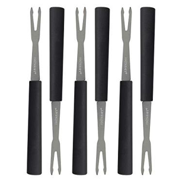 Imagem de Conjunto De 6 Garfos Petisco, Haüskraft Cjga-004pt, Preto, Haüskraft, Cjga-004pt, Preto