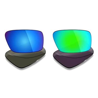 Imagem de 2 pares de lentes polarizadas de substituição da Mryok para óculos de sol Oakley Twitch – Opções