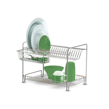Imagem de Escorredor de Louças 2 Andares Cozinha Aço