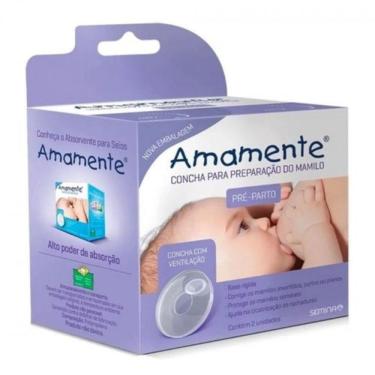 Imagem de Protetor Seios Amamente Concha Pre Parto 2Un