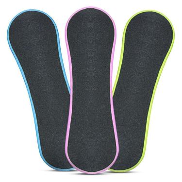 Imagem de Kit 3 Lixas Para Os Pés Anatômicas Eva Soft Grande