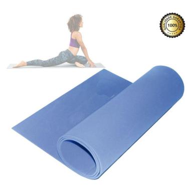 Imagem de Tapete Em Eva Mat Para Yoga Pilates 180 X 60 Cm X 5Mm Azul