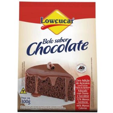 Imagem de Pó Para Preparo Bolo Light Chocolate 300G Louçucar - Lowçucar