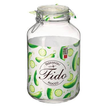 Imagem de BORMIOLI ROCCO FIDO POTE HERMÉTICO 28x16x16cm 4L VIDRO TRANSP