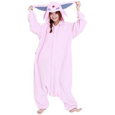 Imagem de SAZAC Kigurumi – Pokemon – Espeon – Macacão de Halloween, Rosa, Tamanho Único
