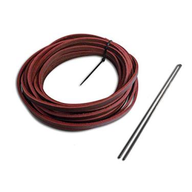 Imagem de Rawlings | Pacote de luvas de renda | Beisebol/softbol | Cadarços padrão de 1,9 cm x 182 cm com ferramenta | Marrom