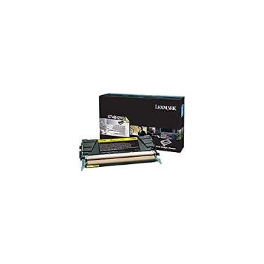 Imagem de Lexmark Cartucho de toner amarelo de alto rendimento, rendimento de 10.000, para uso no modelo X748 (X748H2YG)