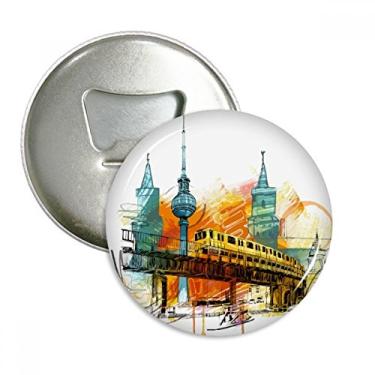 Imagem de Tokyo Japan Ferroviário Torre Abridor de Garrafas Ímã de Geladeira Emblema Multifuncional