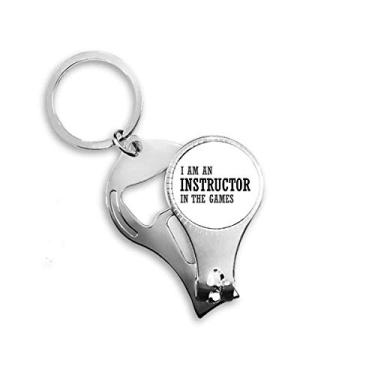 Imagem de Chaveiro abridor de garrafa I Am an Instructor in The Games