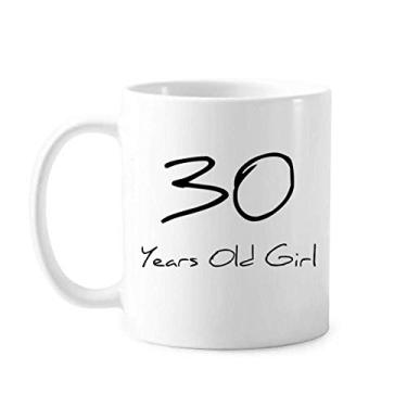 Imagem de Caneca moderna para meninas de 30 anos de idade Art Deco presente caneca cerâmica xícara de café porcelana louça