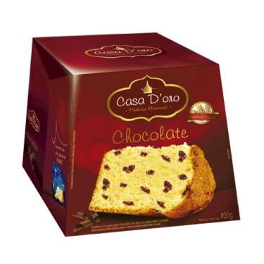 Imagem de Santa Edwiges Panettone Com Gotas De Chocolate Casa D'Oro 400G