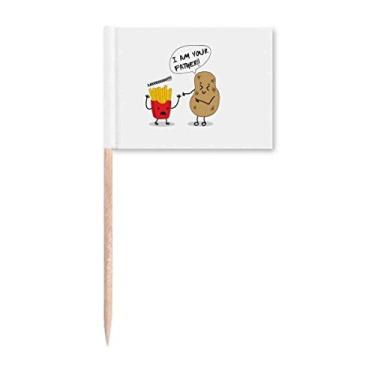 Imagem de Decoração de festa para palito de dente com origem em batatas fritas Father