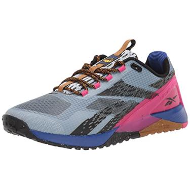 Imagem de Reebok Tênis feminino Nano X1 TR Adventure Cross Trainer, cinza/cinza brilhante CIN Stockalt/Pursuit Pink, 40, Cinza/cinza brilhante Cin Stockalt/Pursuit Pink