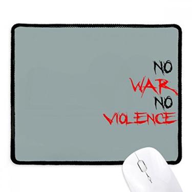 Imagem de Mousepad No War No Violence Love Peace World Mousepad com borda costurada para jogos