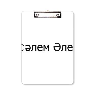 Imagem de Hello World Kazak Prancheta para escrever placa A4