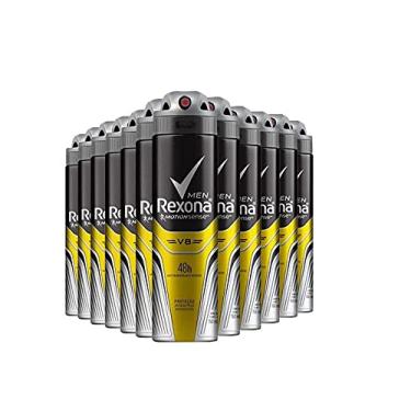 Imagem de Kit Desodorante Aerosol Rexona V8/Amarelo 150ml - 12 Unidades