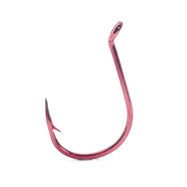 Imagem de Mustad Ultra Point KVD Double Wide Gap Drop Hook (pacote com 6), vermelho, tamanho 1/0