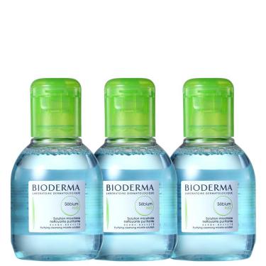 Imagem de Kit Bioderma Sébium H2O Fresh - Demaquilantes 3x100ml BLZ