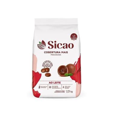 Imagem de Cobertura Gotas Fracionada Chocolate ao Leite Mais 1,010Kg - Sicao