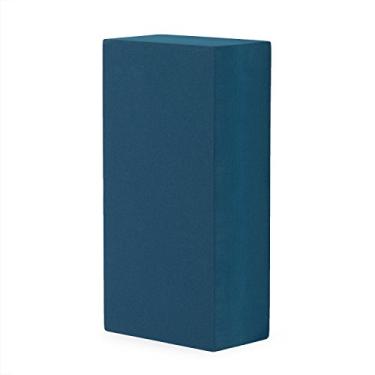 Imagem de YOGATERIA Bodhi Bloco Tijolo de Yoga EVA | Apoio, Alinhamento e Alongamento |Estável Durável | 220mm x 110 x 66mm 200g (Azul)
