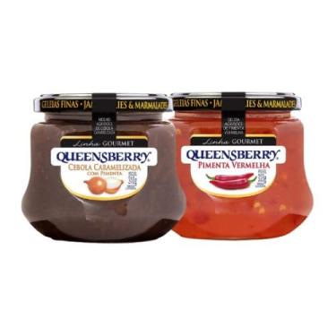 Imagem de KIT 1 Geleia Gourmet Pimenta Vermelha + 1 Molho de Cebola Caramelizada Sem Glúten - Queensberry