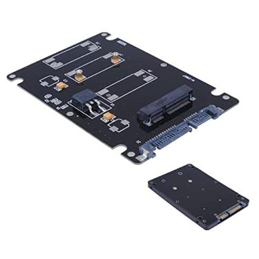 Imagem de SSD PCI-E mSATA preto para gabinete de disco rígido SATA de 2,5 polegadas acessório adaptador conversor
