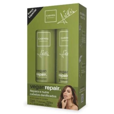 Imagem de Cadiveu Kit Essentials Vegan Repair By Anitta Shampoo+ Cond