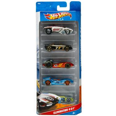 Imagem de Carrinhos Mattel Hot Wheels Elimination 4-2-1 1806/T8634 - 5 Veículos