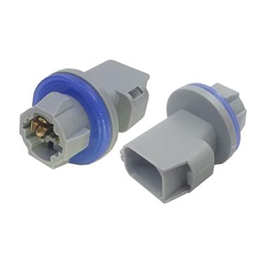 Imagem de Gorniloxam Soquete de luz de placa de licença, substituição para Ford F150 90-01 para F250 F350 F450 F550 Super Duty 99-15 para Ford Bronco 90-95, suporte de conectores de plugue de chicote de fiação,