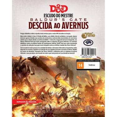 Imagem de Dungeons & Dragons Descida Ao Avernus Screen Escudo Do Mestre - Galápa
