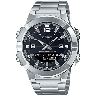 Imagem de Relógio CASIO Illuminator masculino aço AMW-870D-1AVDF