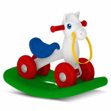 Imagem de Andador e Balanço Infantil - Primeiros Passos Pônei de Equilíbrio - Bandeirante