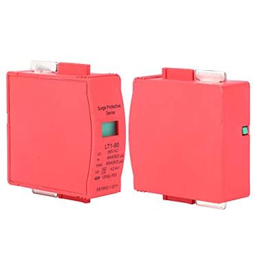 Imagem de Módulo Protetor contra Surtos 20KA, Trovão Rápido, Conjunto Removível, Acessórios de Cobre Vermelho Integrados, Caixa Retardadora de Chamas e à Prova de Fogo, Baixa Tensão, Tipo