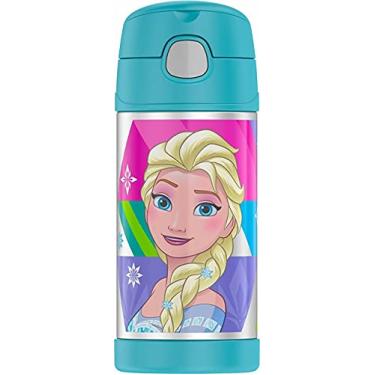 Imagem de Garrafa Thermos Termica Funtainer Frozen Elsa Olaf